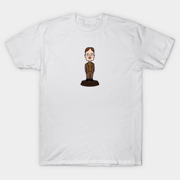 Dwight Schrute Bobblehead T-Shirt by millayabella